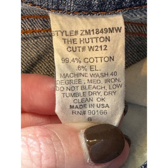 Womyn Jeans Women 6 Blue Denim Medium Wash The Hutton Flare Leg Outdoor Retro - Picture 8 of 9